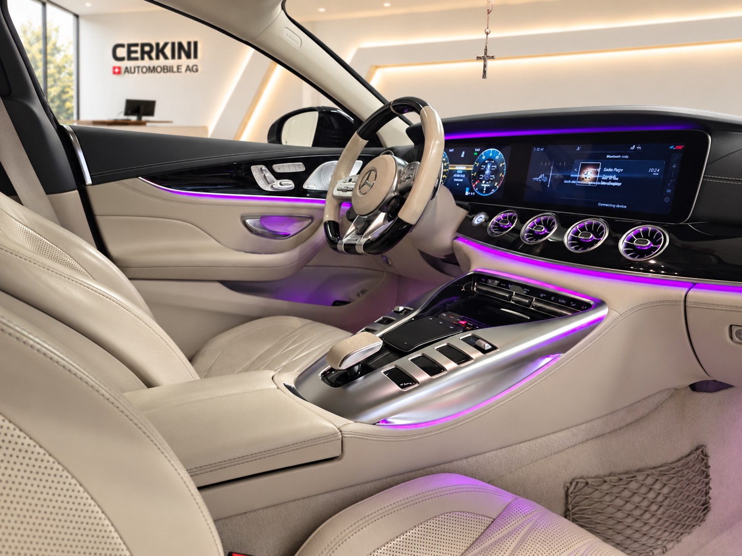 MERCEDES-BENZ AMG GT 4 63 S 4Matic+ Speedshift MCT * CH Fahrzeug * Sonderlackierung * Gratis Service *-image-9
