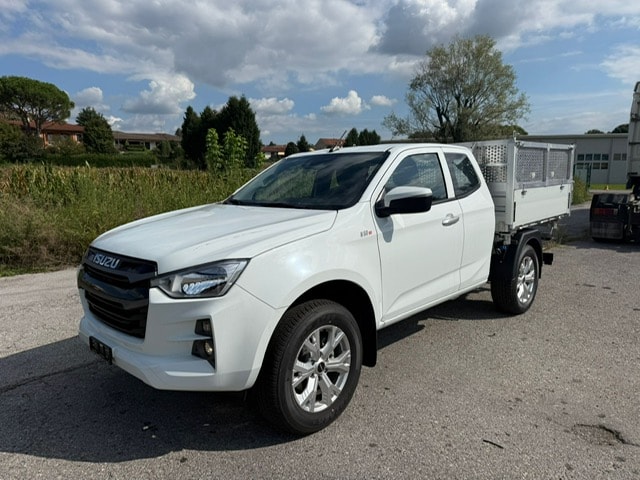 ISUZU D-MAX 1.9 Space Cab N60BB+ 4x4 Ponte Ribaltabile 3 lati "NUOVO" in Alluminio con Sopra Sponde - Gancio Traiono KG. 3500-image-4