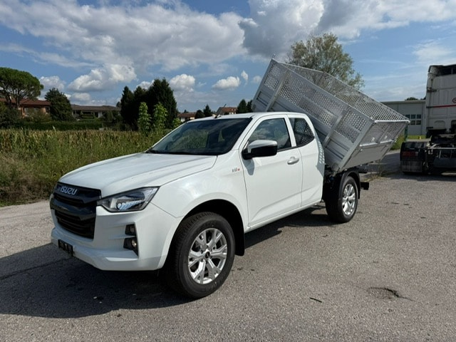 ISUZU D-MAX 1.9 Space Cab N60BB+ 4x4 Ponte Ribaltabile 3 lati "NUOVO" in Alluminio con Sopra Sponde - Gancio Traiono KG. 3500-image-6
