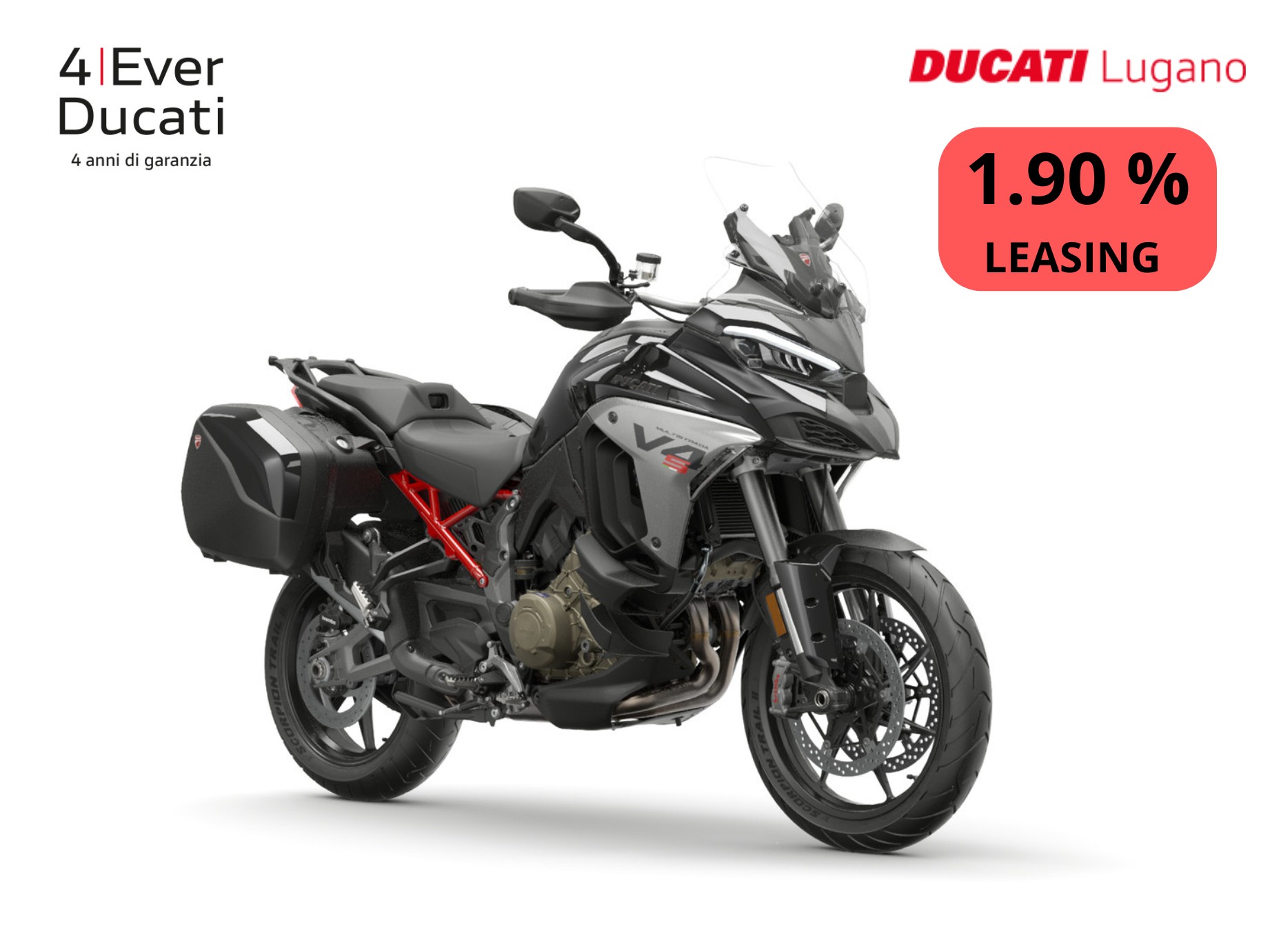 DUCATI Multistrada V4 S Sport ( cerchi forgiati - forged rims ) Travel & Radar-image-0