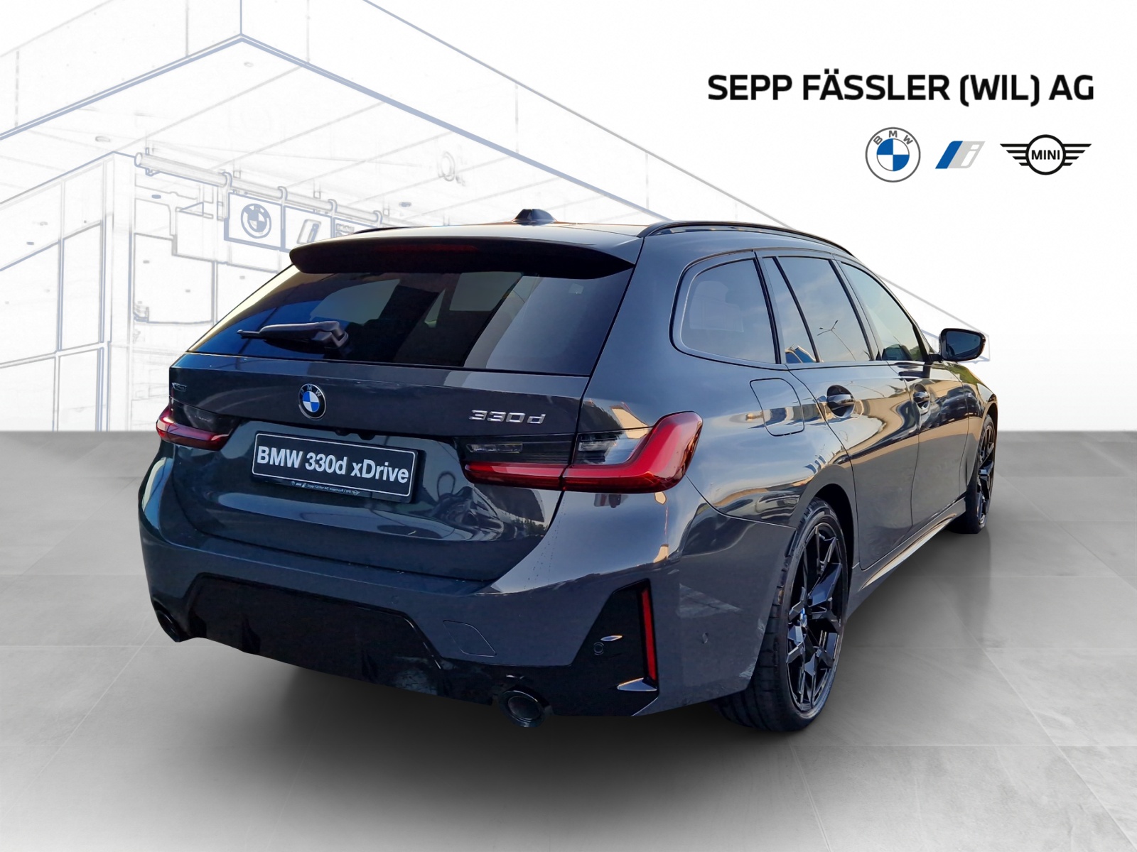 BMW 330d xDrive 48V Touring Steptronic M Sport Pro-showroom-element-3