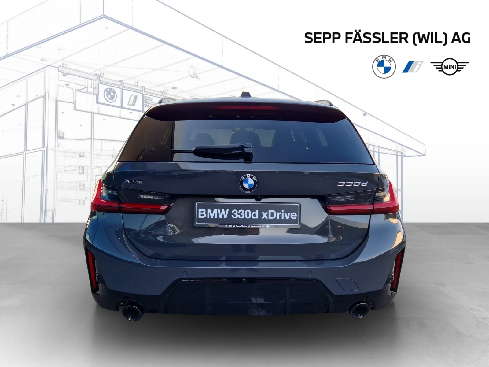 BMW 330d xDrive 48V Touring Steptronic M Sport Pro-showroom-element-1