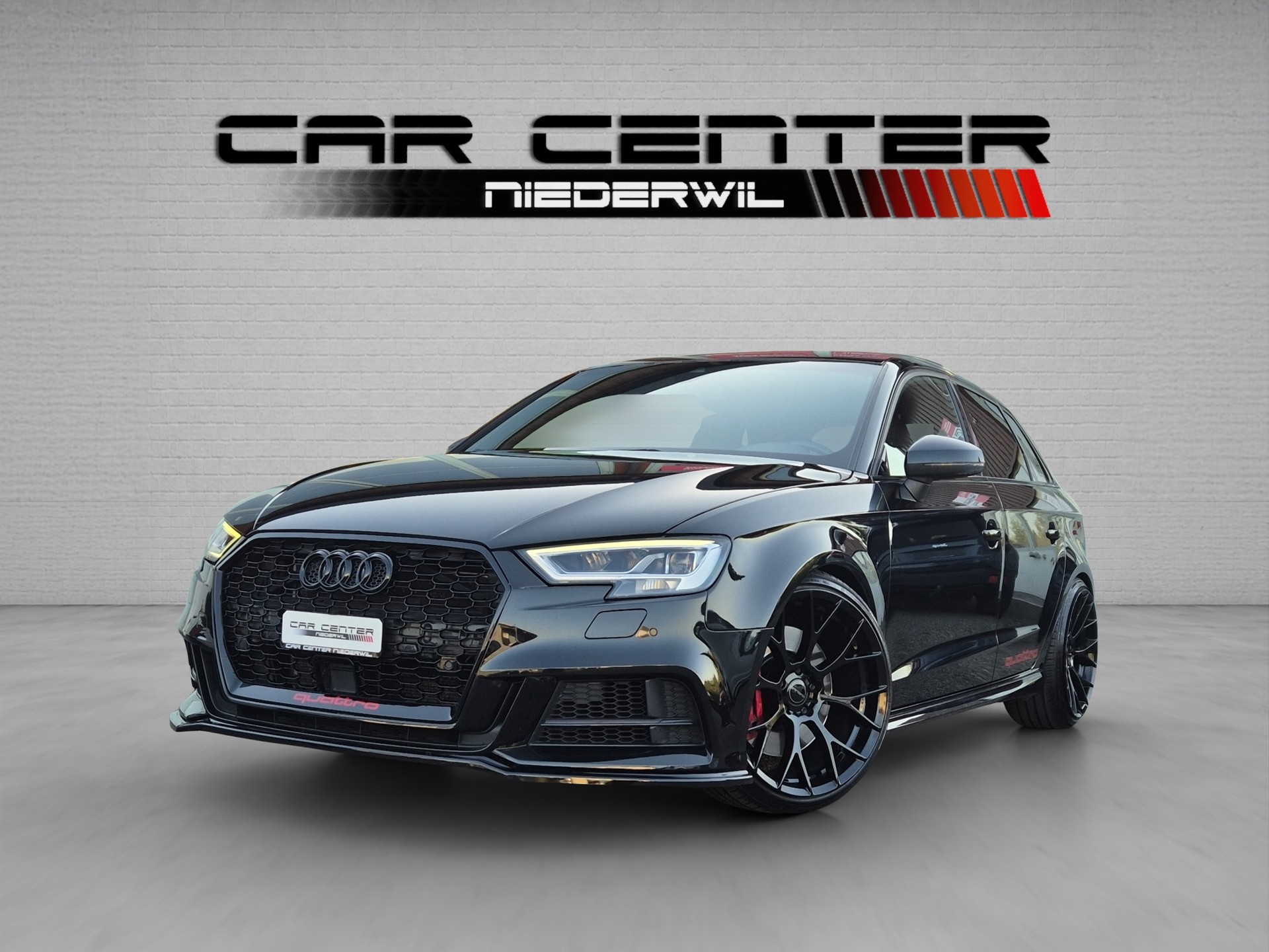 AUDI S3 Sportback 2.0 TFSI quattro S-tronic, OHNE OPF, RS-LOOK, FULL BLACK