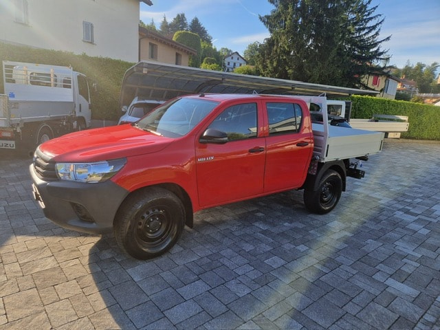 TOYOTA Hilux 2.4D-4D-4 Double Cab 4 x 4 - Ponte Fisso in Alluminio "NUOVO" - Aumento del Carico KG. 1200 - Gancio Traino KG. 3500
