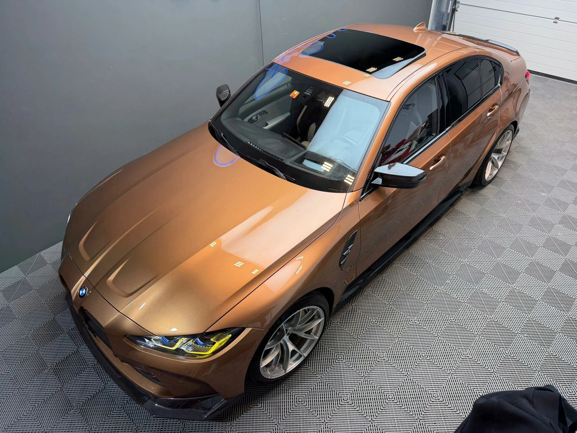 BMW M3 G80 * Boite Manuelle * Zanzibar Individual Color * Apex Wheels-image-9