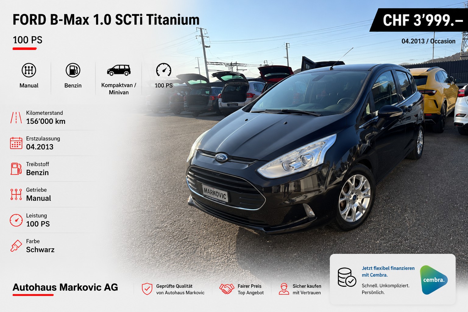 FORD B-Max 1.0 SCTi Titanium