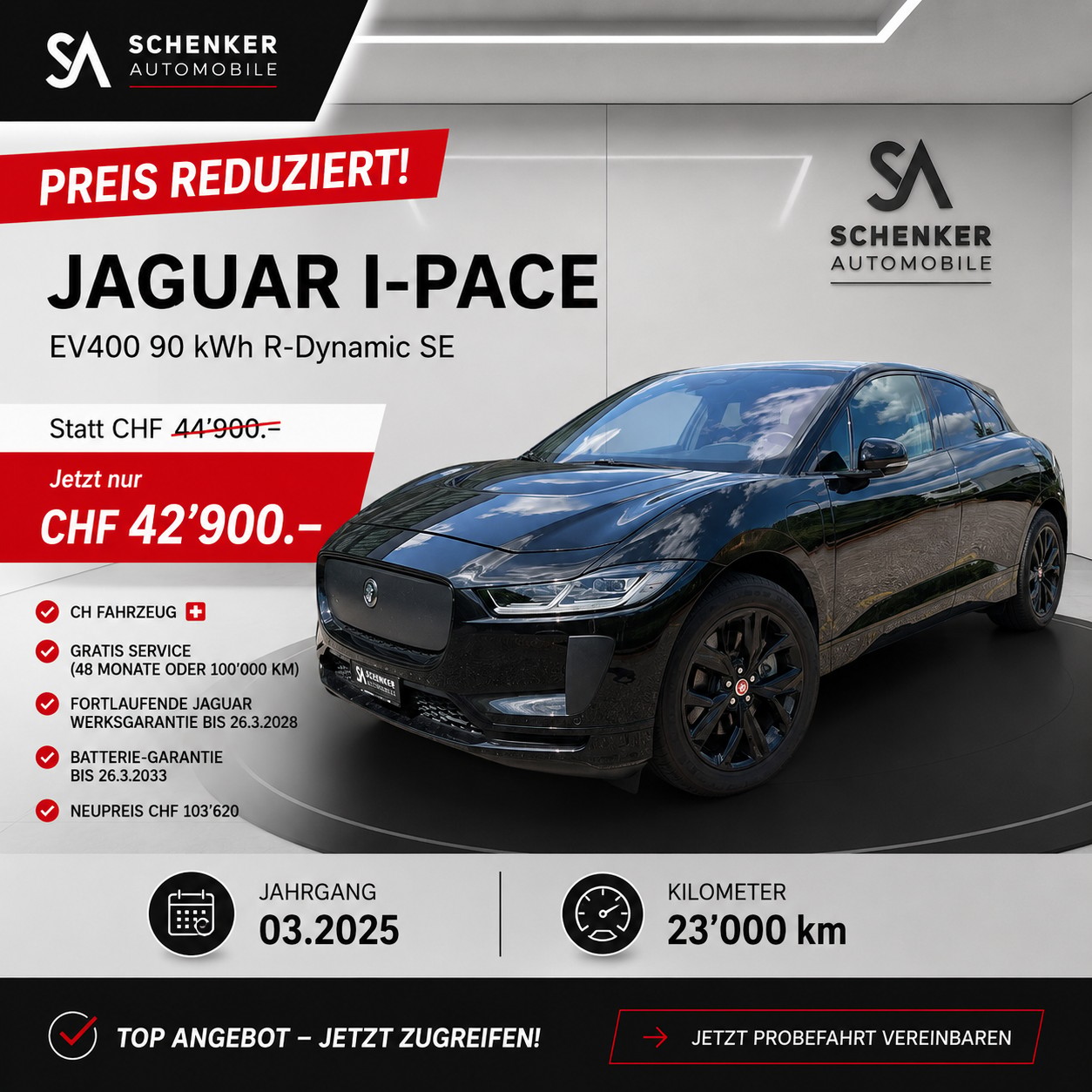 JAGUAR I-Pace EV400 90 kWh R-Dynamic SE