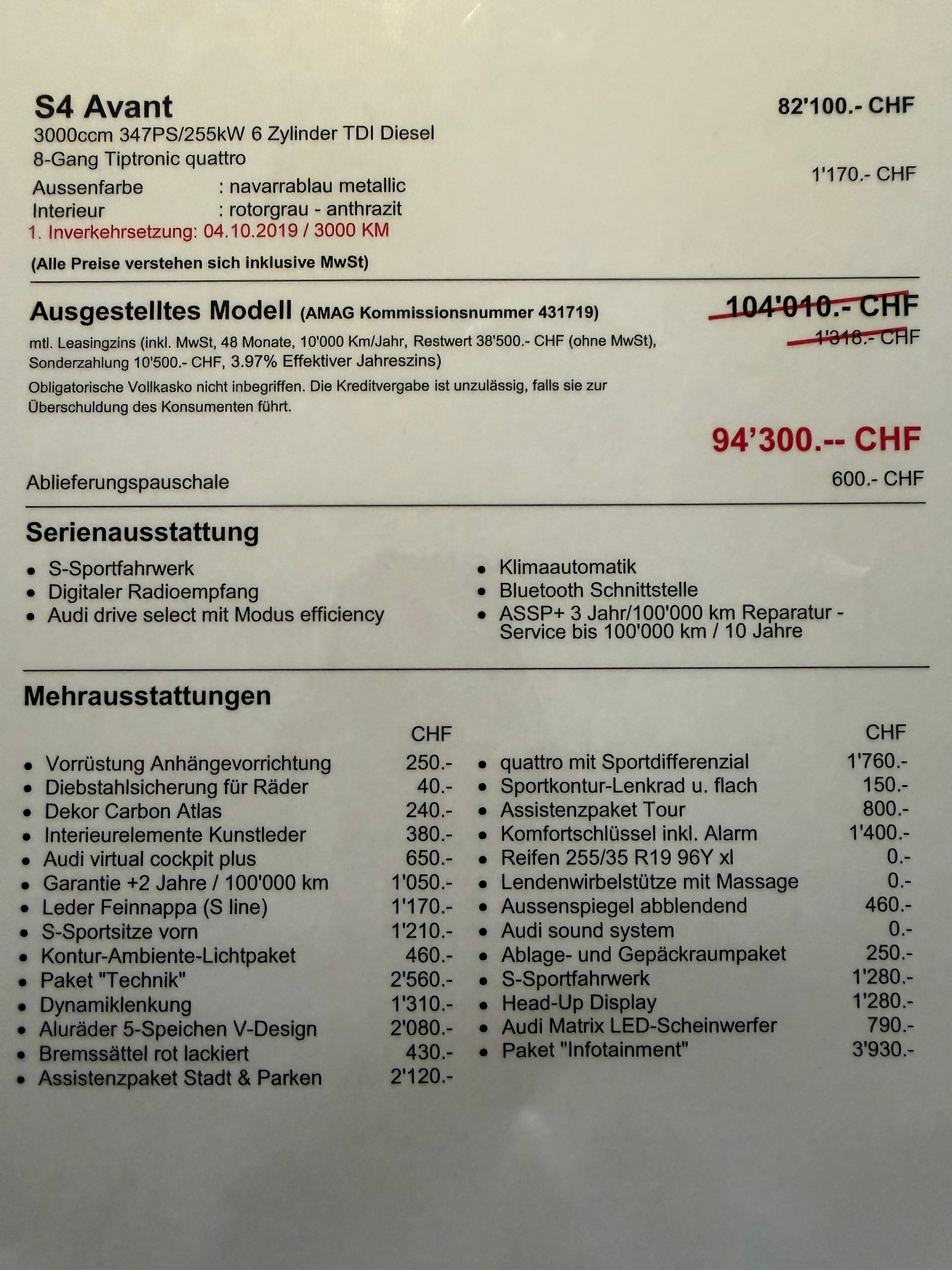AUDI S4 Avant 3.0 TDI quattro tiptronic-image-11