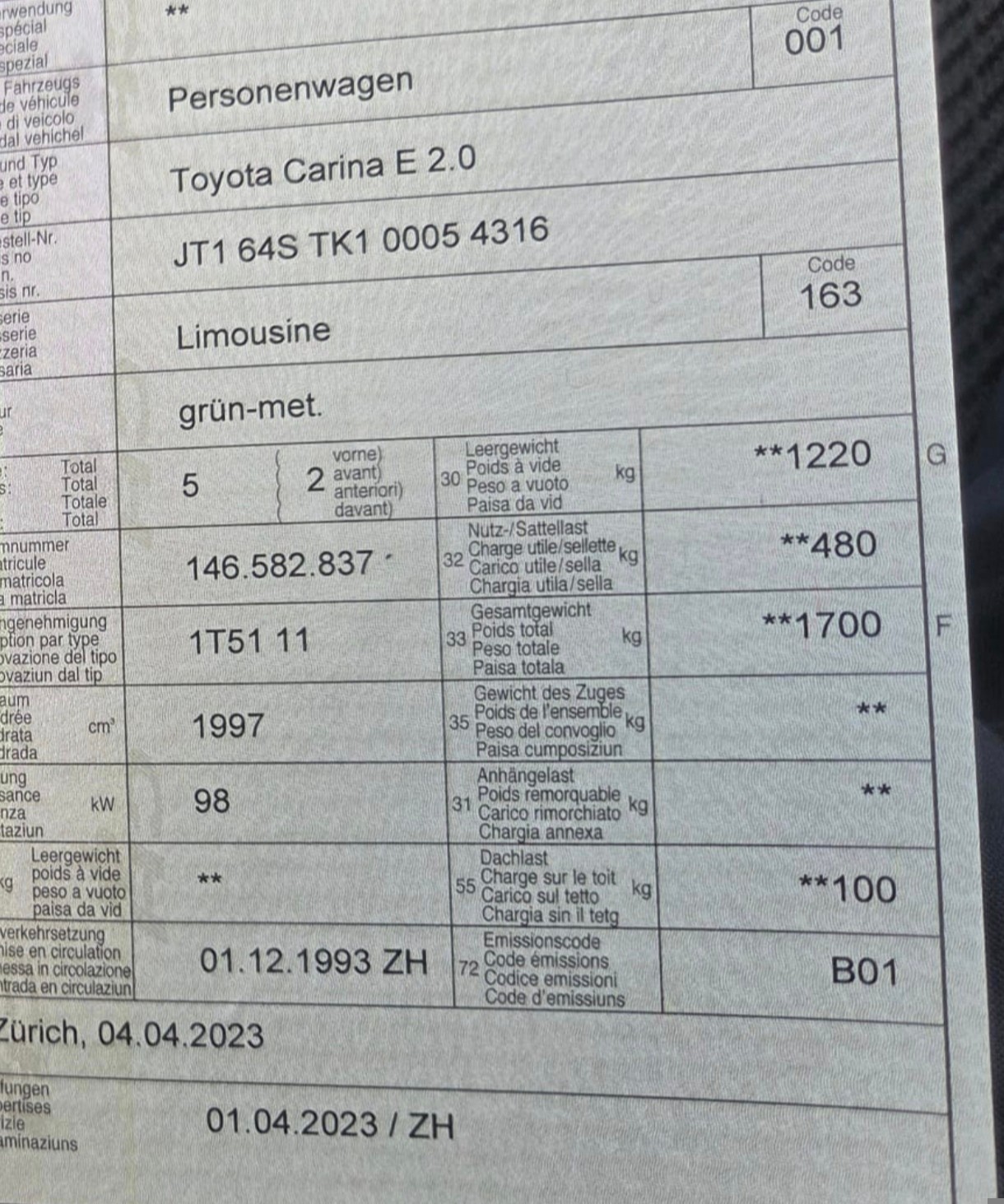 TOYOTA Carina E 2.0 GLi Liftback-image-14