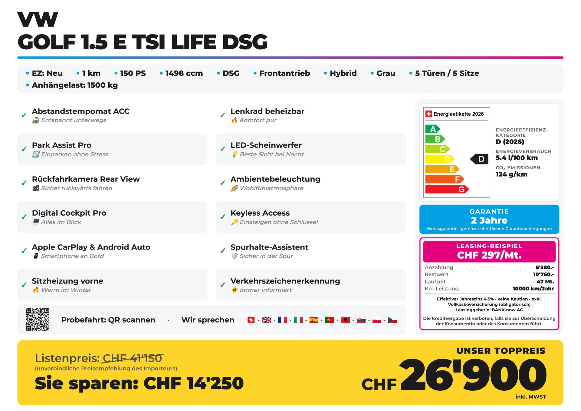 VW Golf 1.5 e TSI Life DSG-showroom-element-1