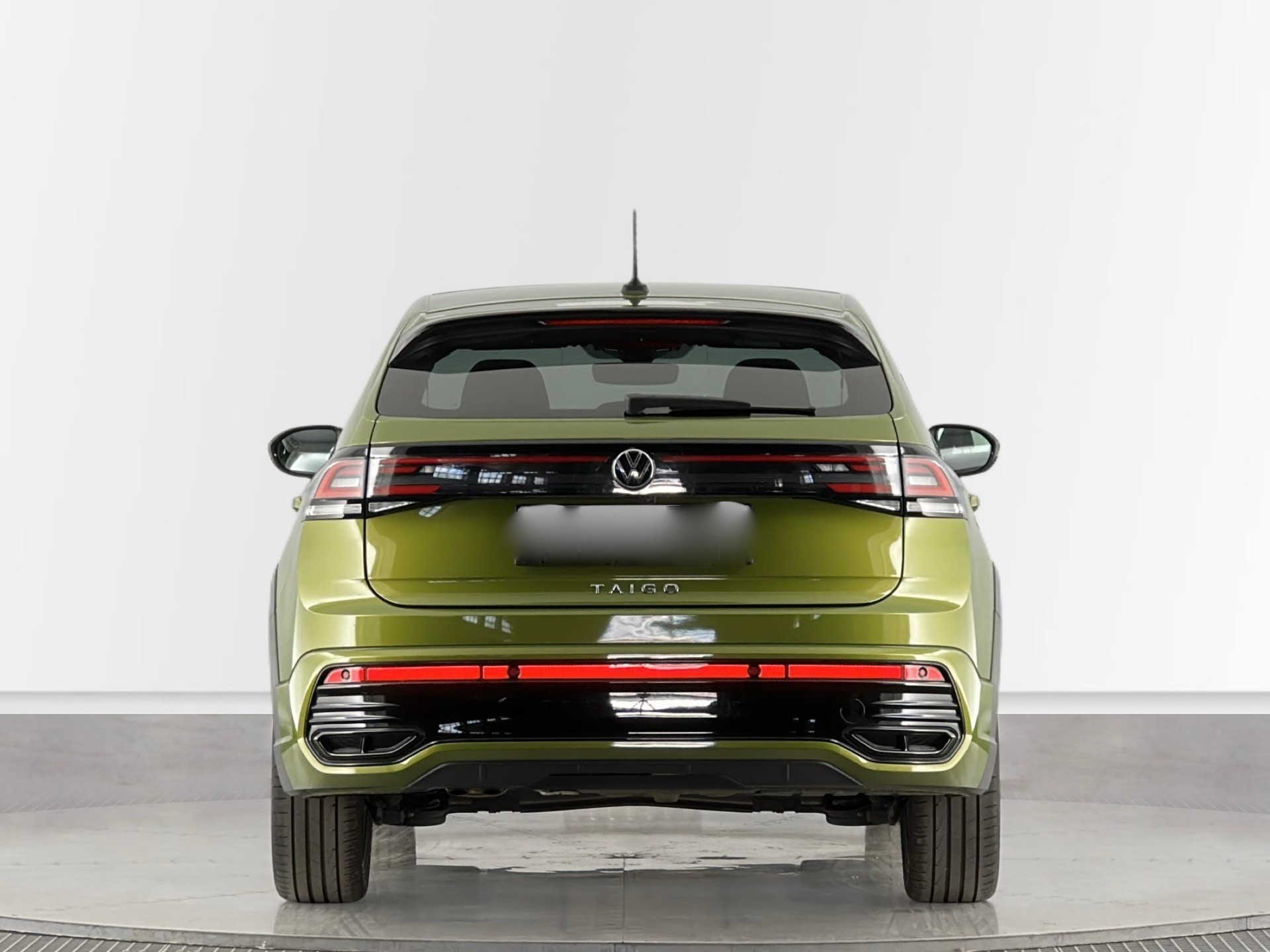 VW Taigo 1.5 TSI R-Line DSG ° Sonderlackierung Grün & Schwarz ° Panorama-Glasdach-image-4