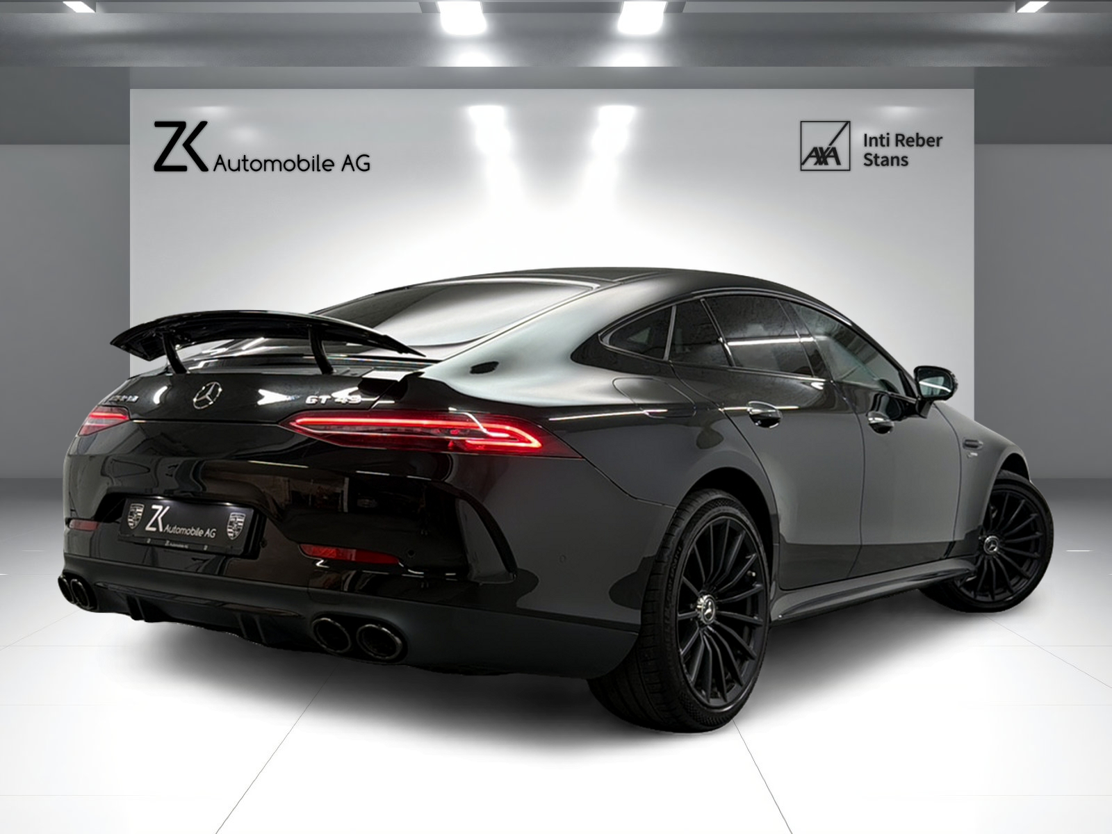MERCEDES-BENZ AMG GT 4 43 4Matic+ obsidian black Speedshift TCT / Glasdach / 360° Kamera / Head-Up / Burmester / Night Paket /-showroom-element-1