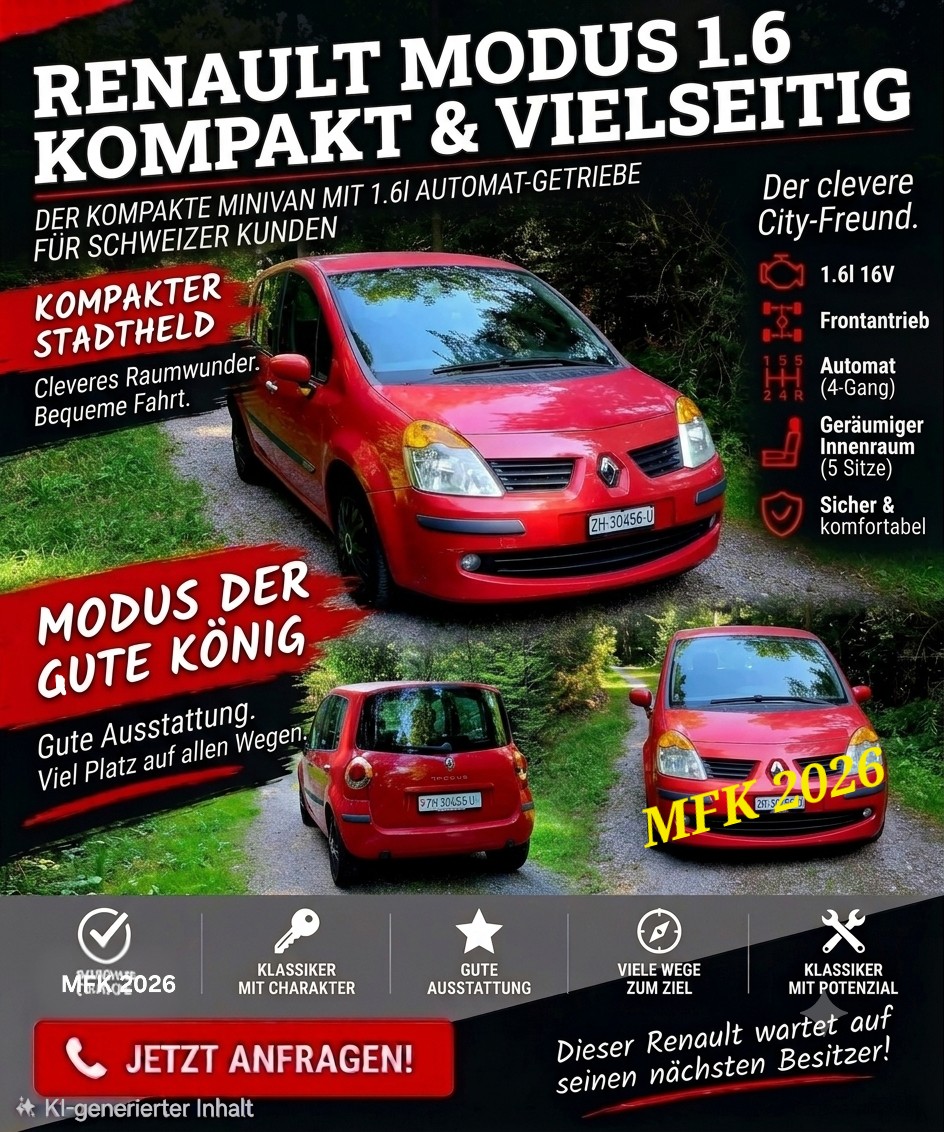 RENAULT Modus 1.6 16V Dynamique Luxe