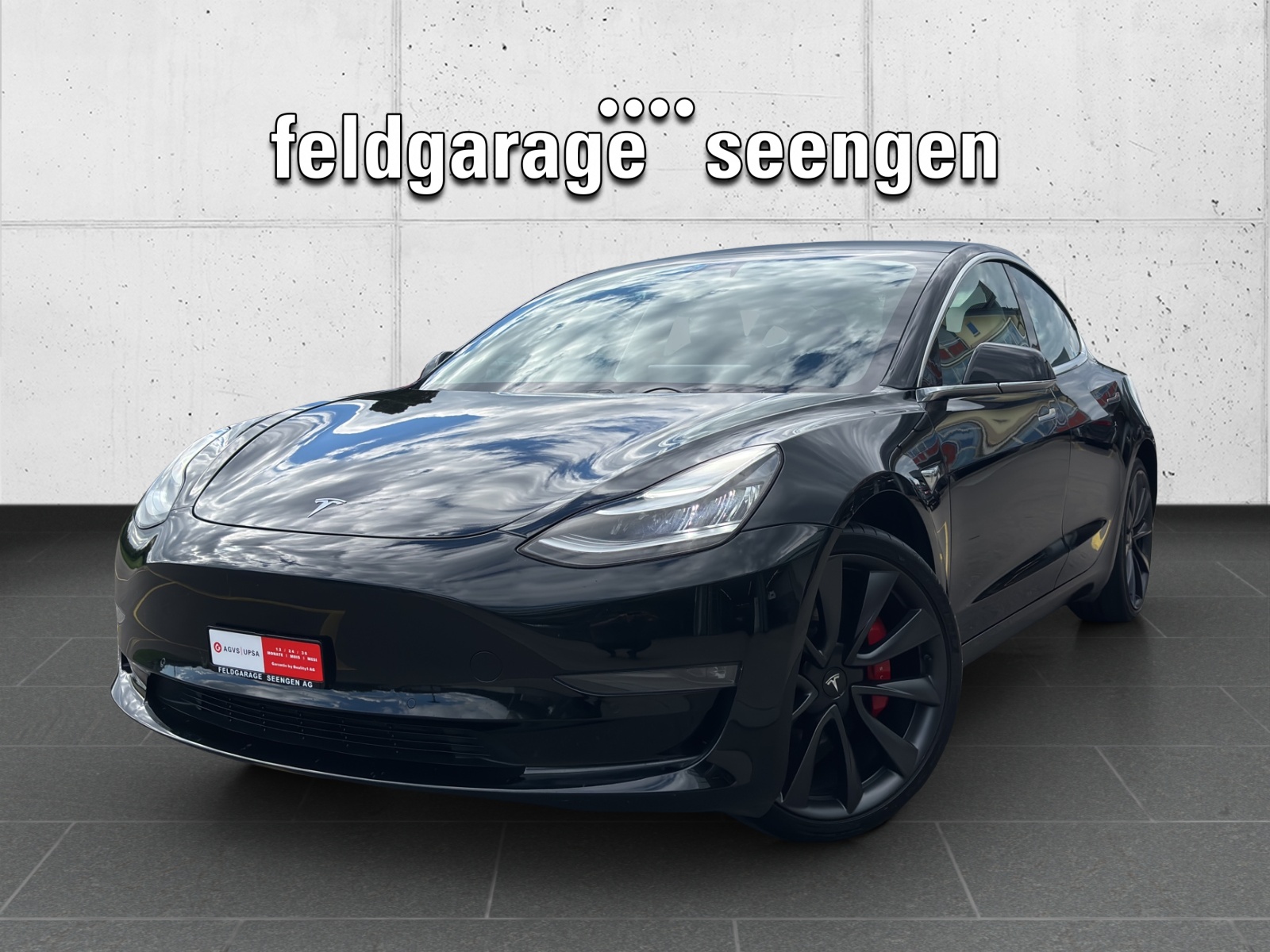 TESLA Model 3 Performance Dual Motor AWD mit Panorama-Glasdach, Assistenzsysteme für teilautonomes Fahren und Winterräder