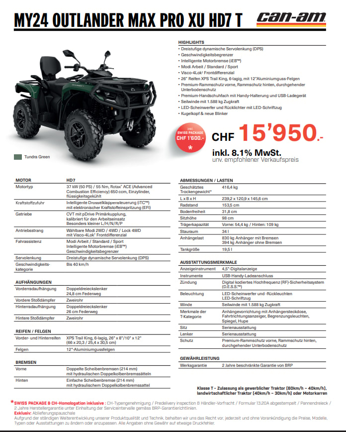 CAN-AM Outlander HD7 MAX PRO XU-image-9