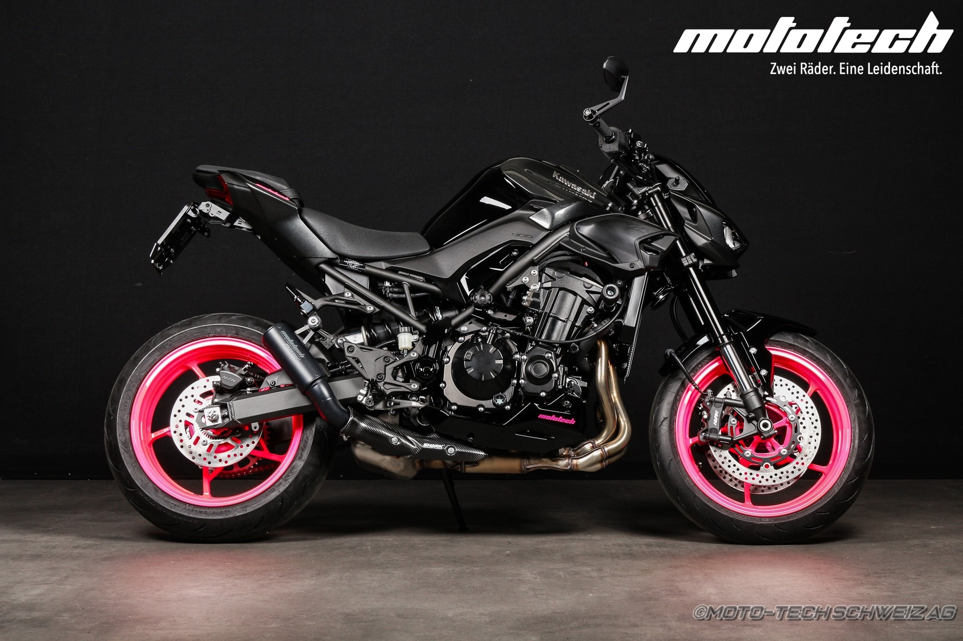 KAWASAKI Z 900 (35/70kW) STAGE 1 SHARK PINK EDITION-image-0