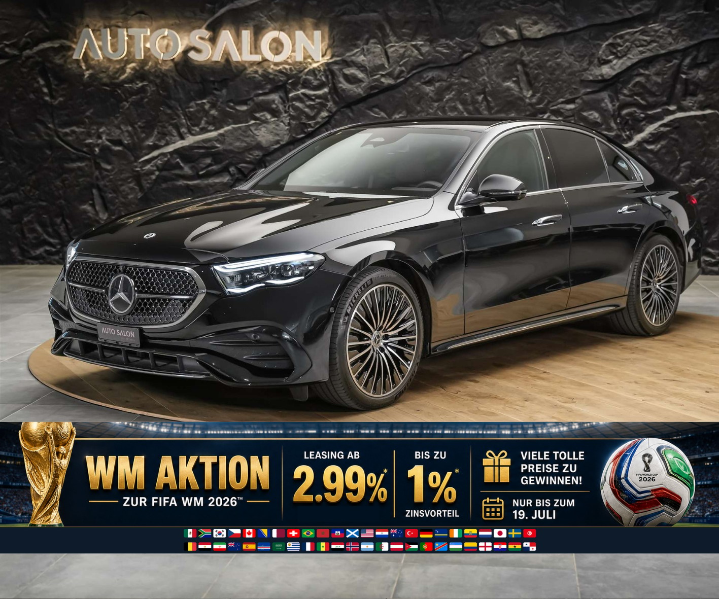 MERCEDES-BENZ E 220 d 4Matic AMG Line 9G-Tronic *Superscreen*Burmester*360° Kamera*