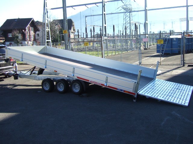 TEMARED Universal 5121/3 3500Kg Heckklappe Stahl mit Holzboden