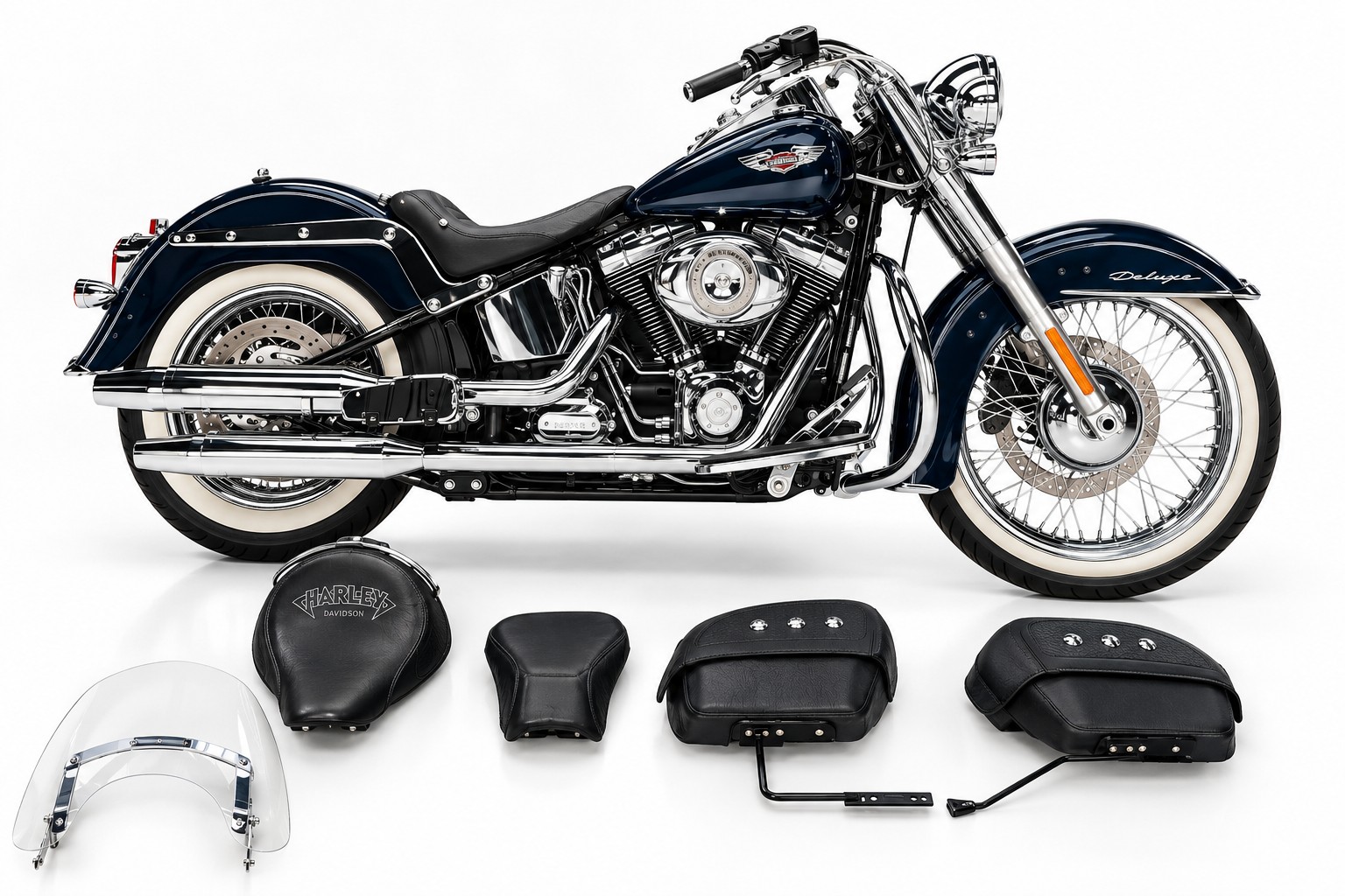 HARLEY-DAVIDSON FLSTNI Softail Deluxe-image-1