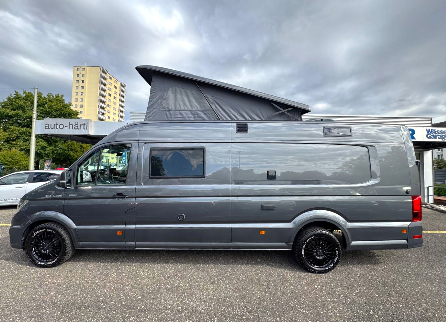 MAN TGE L5H3 VR-Van mit grosser Heckgarage, Aufstelldach und Luftfederung etc.-image-13