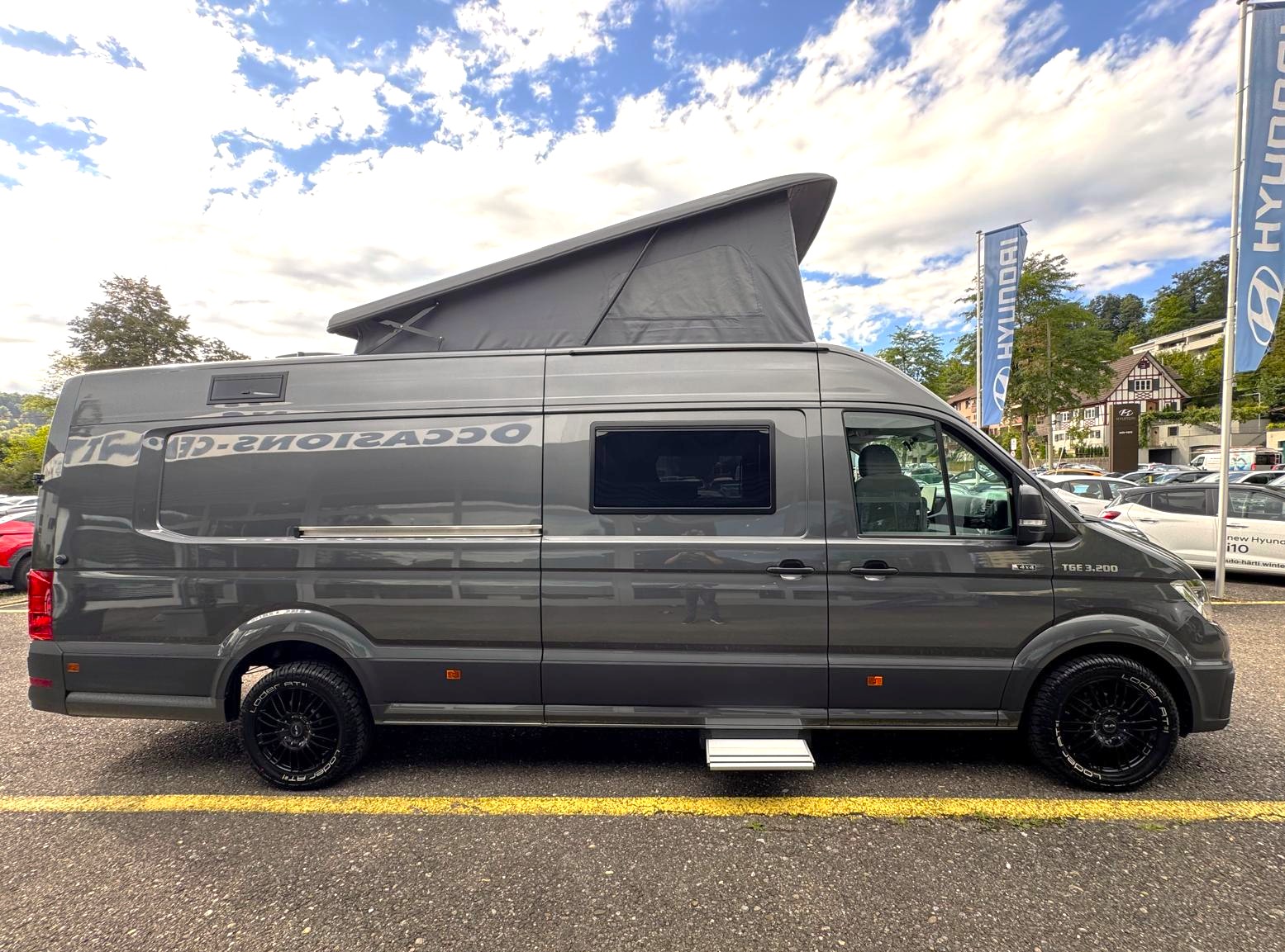 MAN TGE L5H3 VR-Van mit grosser Heckgarage, Aufstelldach und Luftfederung etc.-image-7