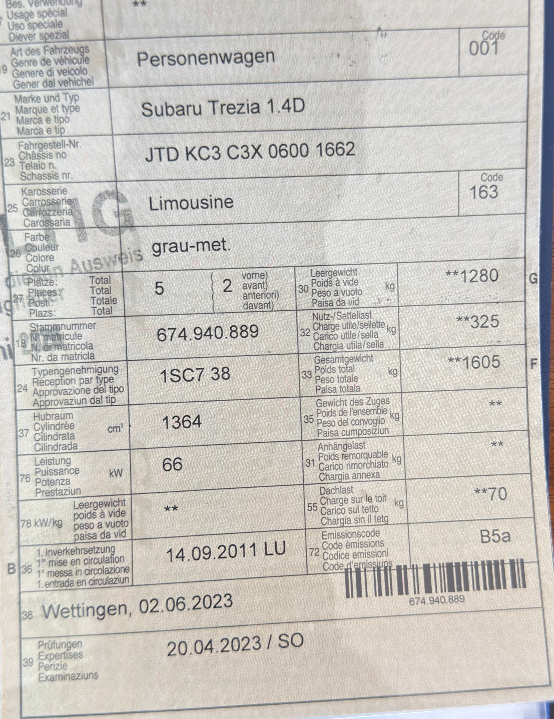 SUBARU Trezia 1.4D Swiss Automatic-image-14