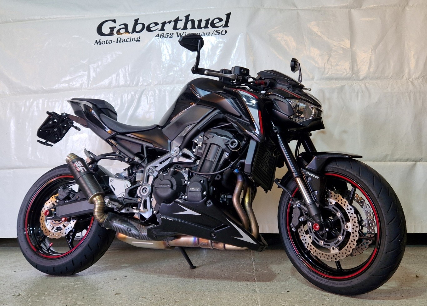 KAWASAKI Z 900, Black Edition, 35 KW (offen 92 KW)