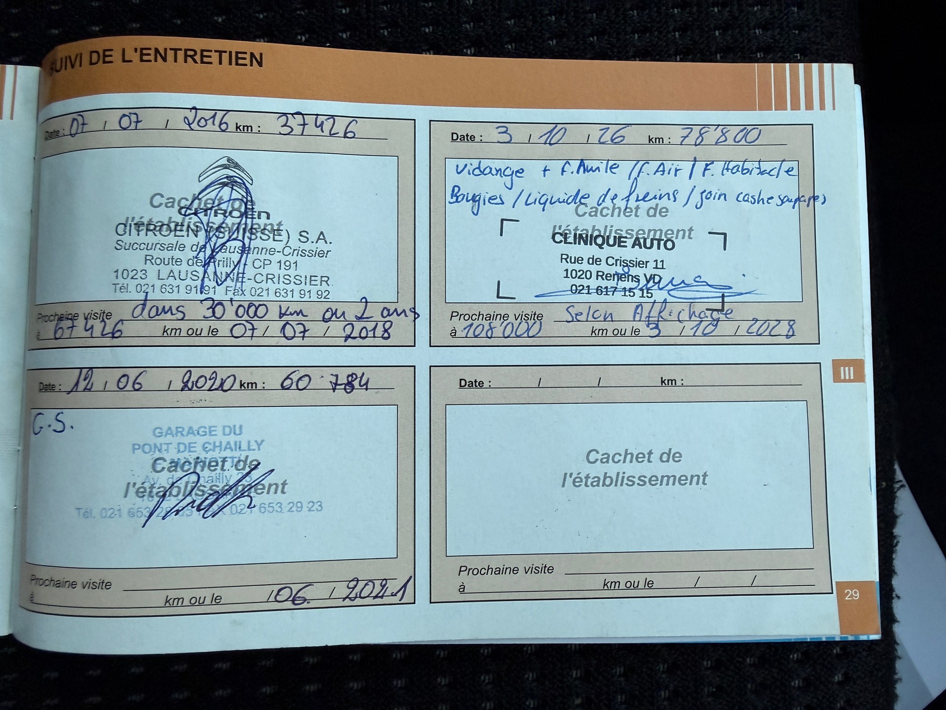 CITROEN C4 Berline 1.6i 16V VTR - Véhicule 1ère main - Nouvelle Expertise & Grand Service Fait : 03.10.2026 - Distribution par Chaîne.-image-31