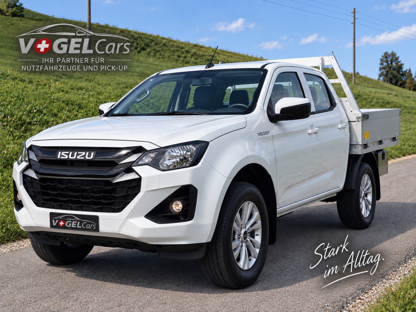 ISUZU D-MAX 1.9 CrewCab N60BB+ 4x4 AT Alubrücke-image-1