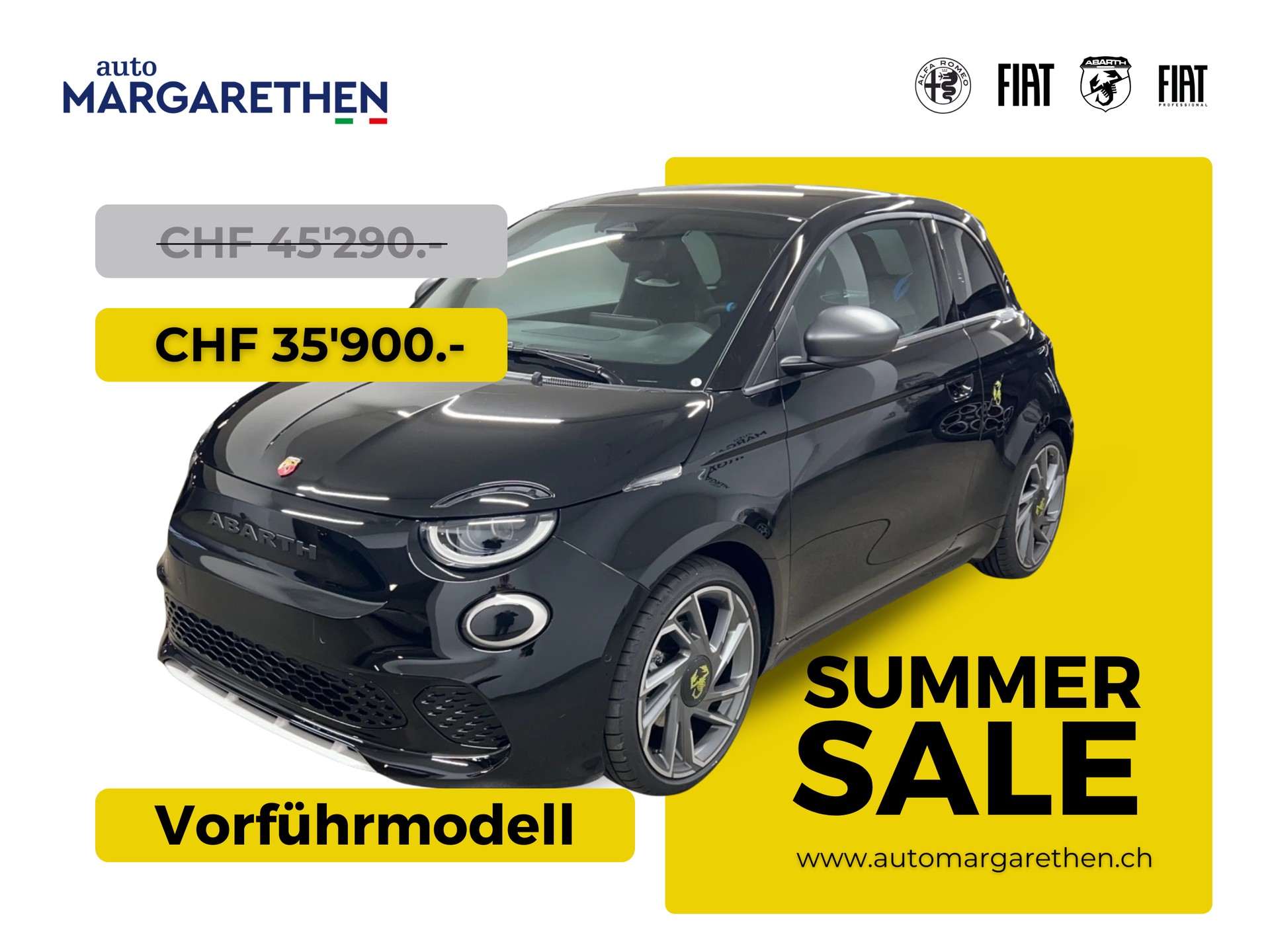 FIAT 500 Abarth BEV Turismo 155 PS