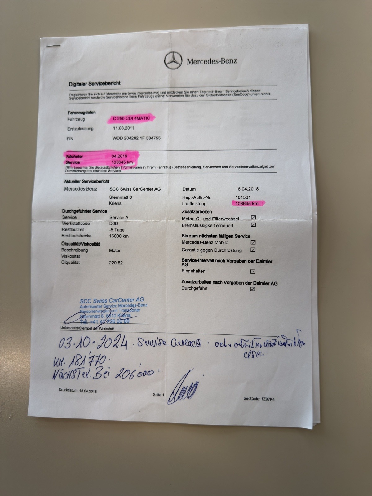 MERCEDES-BENZ C 250 CDI Avantgarde 4Matic 7G-Tronic-image-9