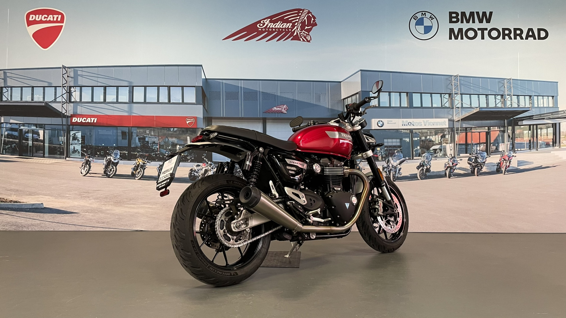 TRIUMPH Speed Twin 1200 Amortisseurs Ohlins STX-36 Blackline-image-4