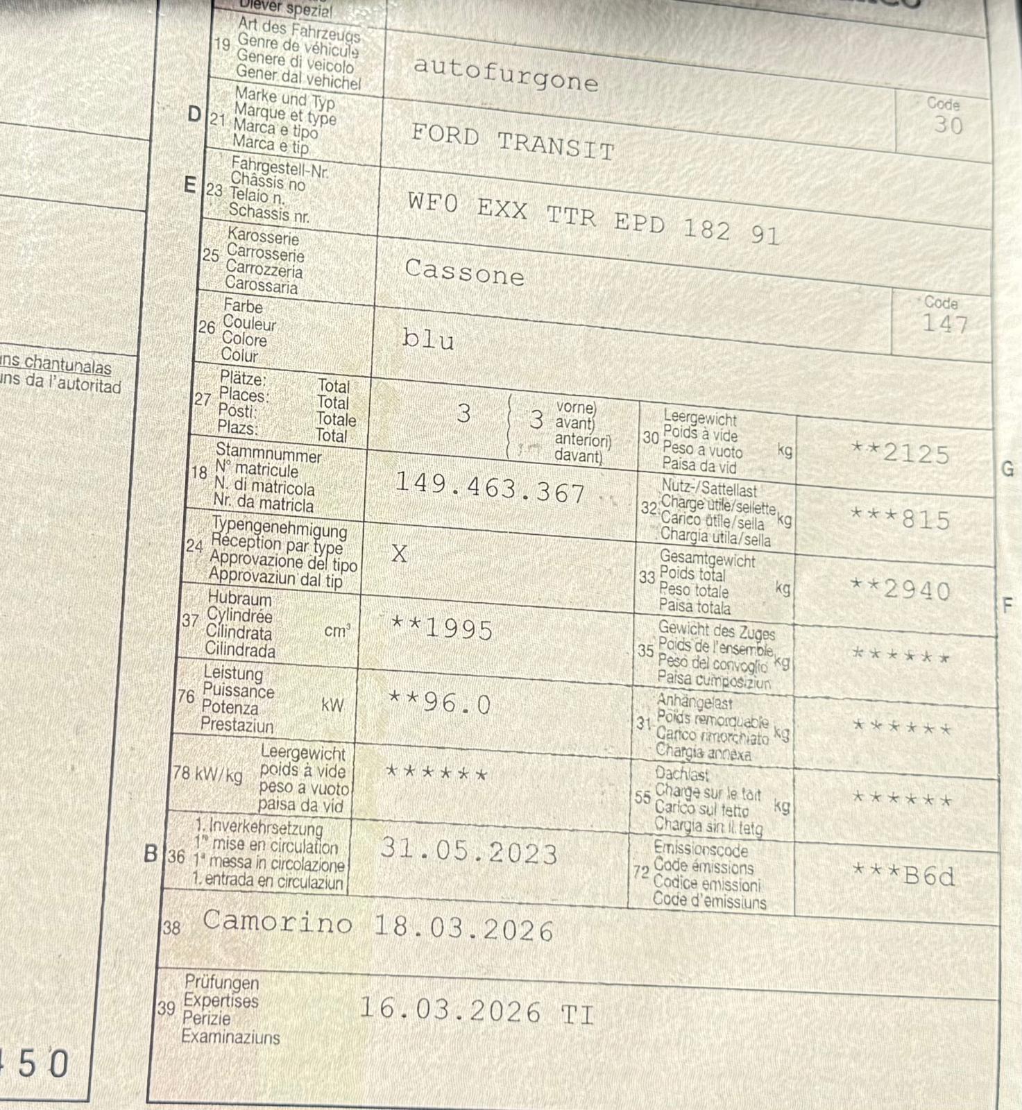 FORD Transit Van 290 L2 Trend 2.0 TDCi 130 HEV FWD-image-13