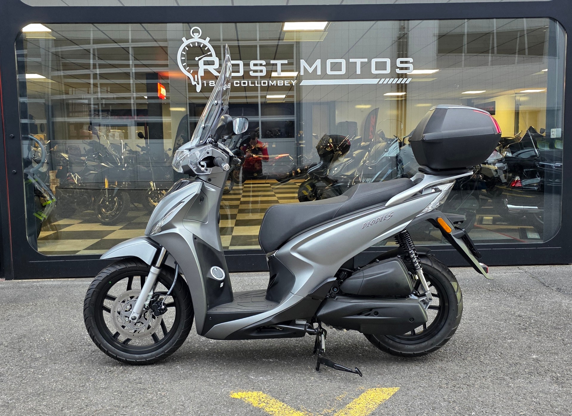 KYMCO People S 125i ABS Topcase/pare-brise inclus-image-2