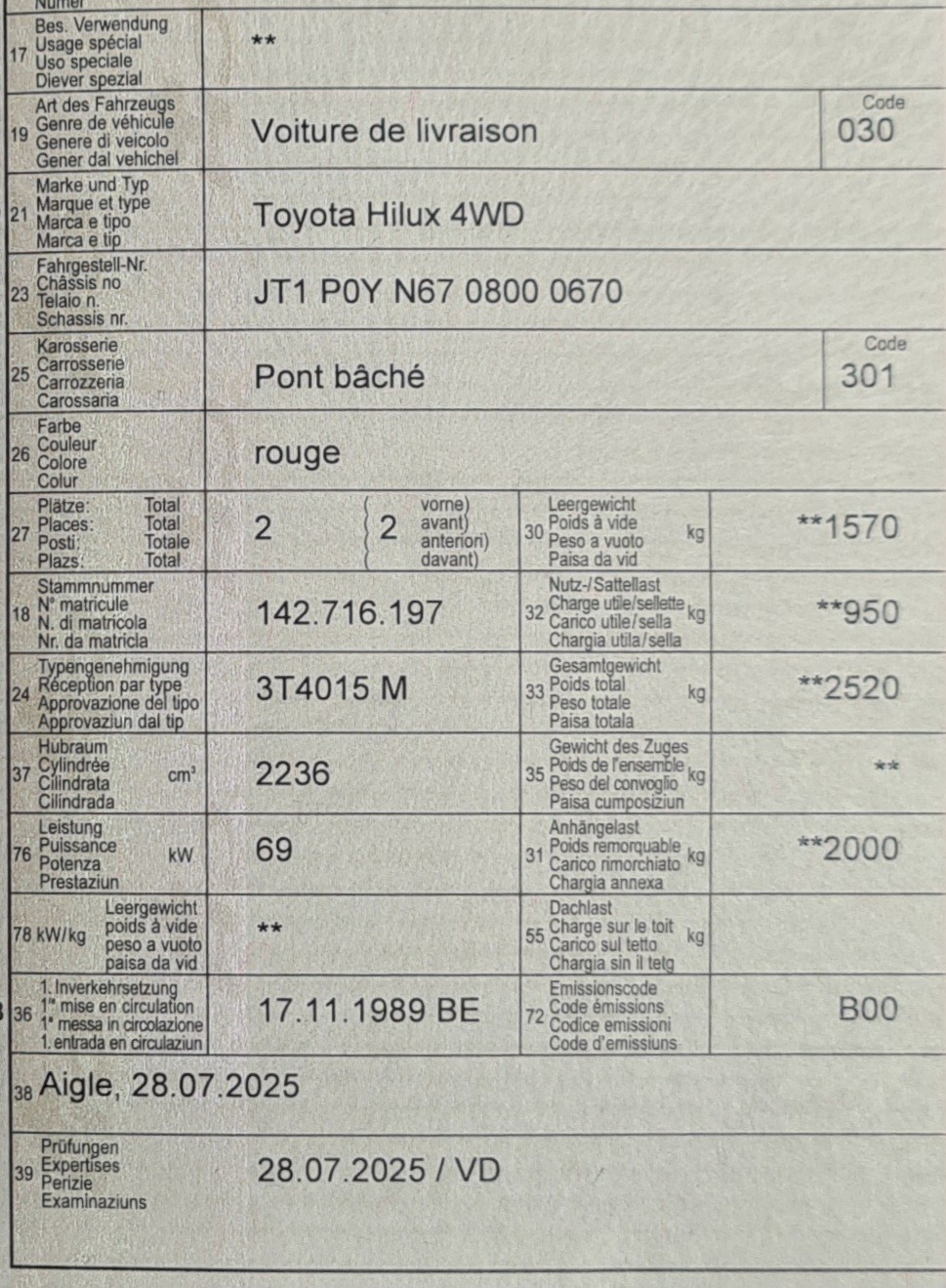 TOYOTA Hilux Xtra Cab YN67 4WD-image-10