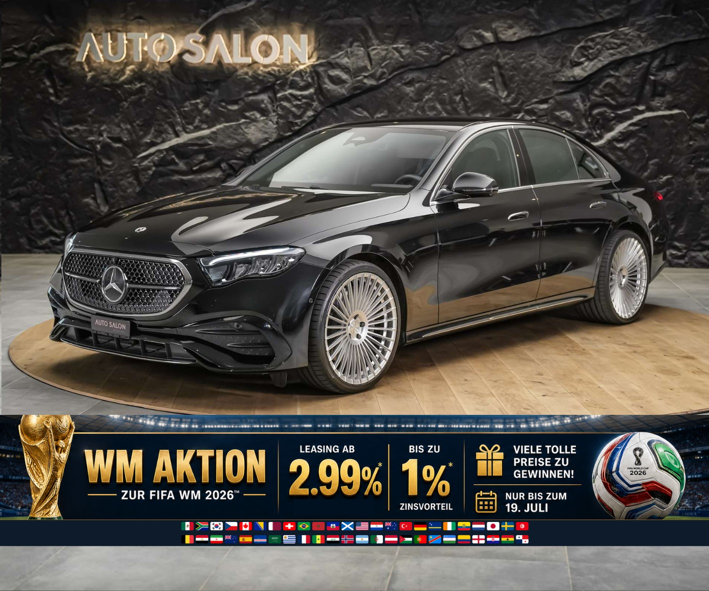 MERCEDES-BENZ E 200 AMG Line *Werksgarantie*21" Felgen*360° Kamera*Abstandsregler*-image-0