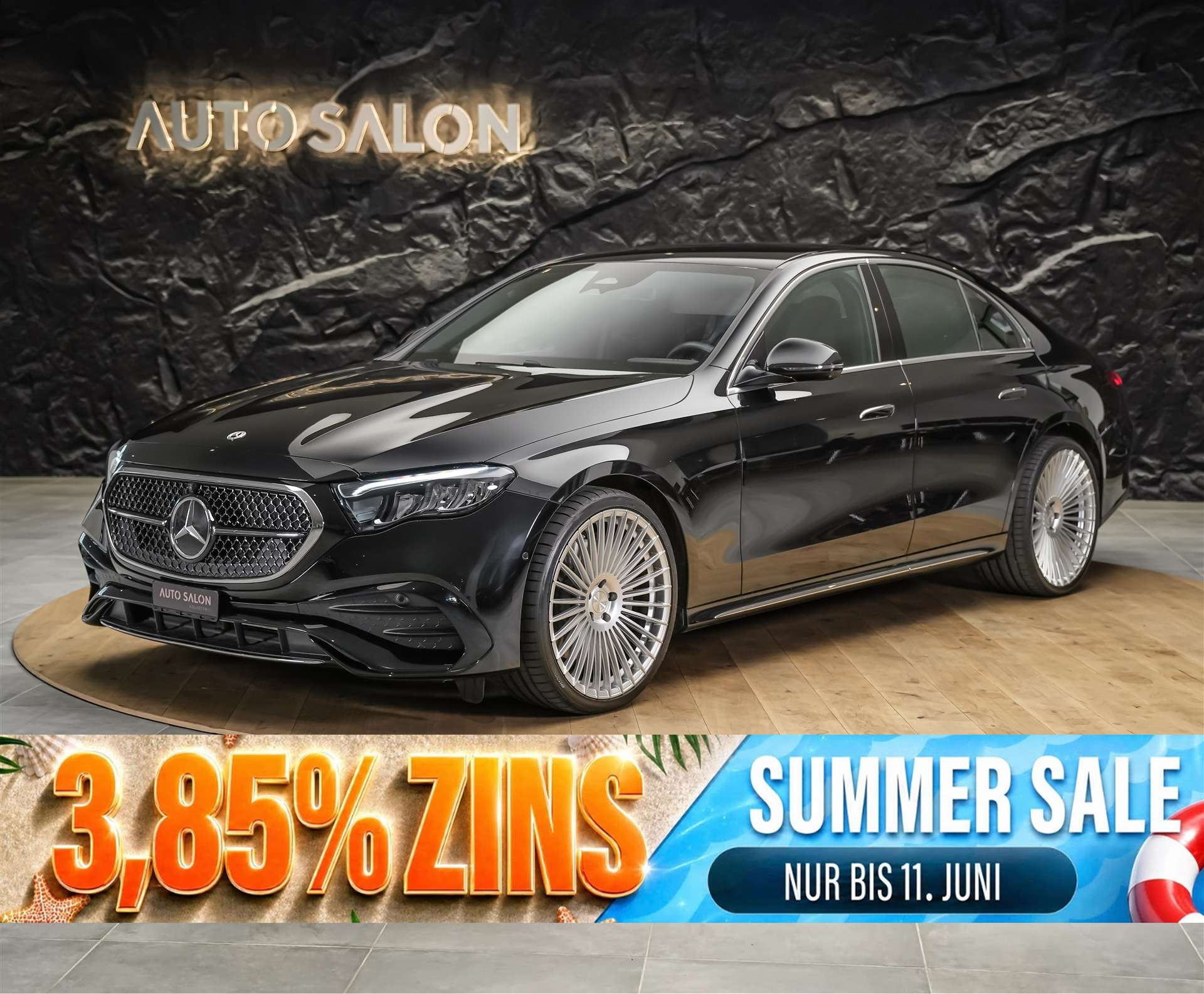 MERCEDES-BENZ E 200 AMG Line *Werksgarantie*21" Felgen*360° Kamera*Abstandsregler*
