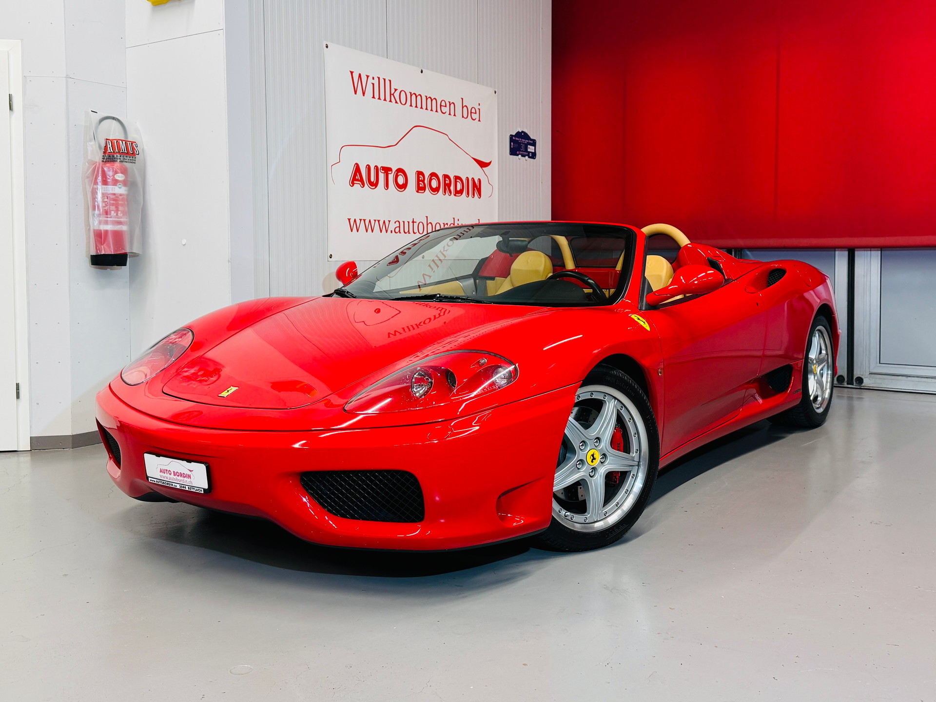 FERRARI F360 Spider F1 „Rosso Corsa“ Challenge Grill & Auspuff