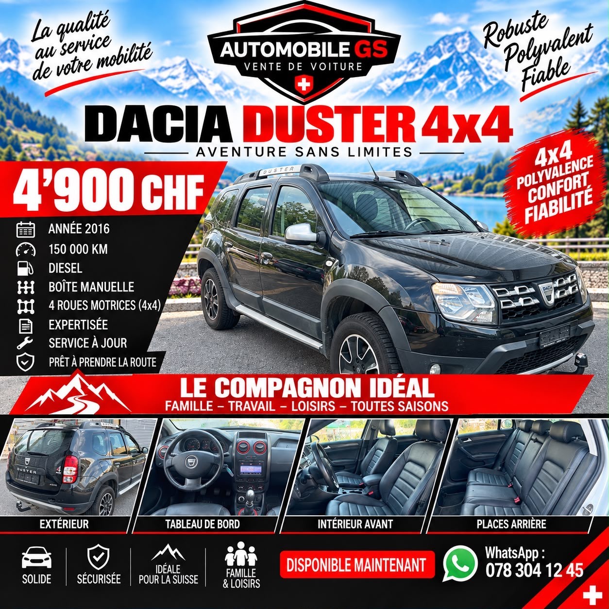 DACIA Duster 1.2 T Lauréate 4x4