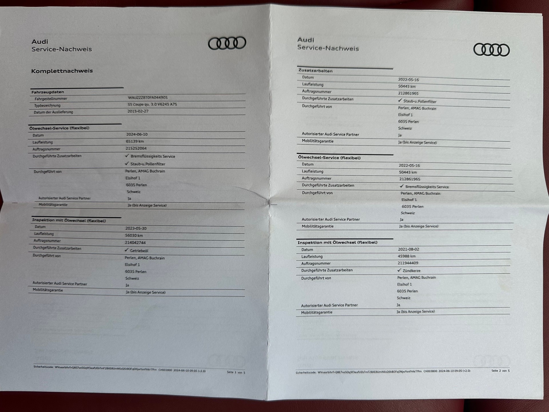 AUDI S5 Coupé 3.0 TFSI quattro S-tronic - Valeur neuve CHF 98'080.- Entretien irréprochable.-image-22