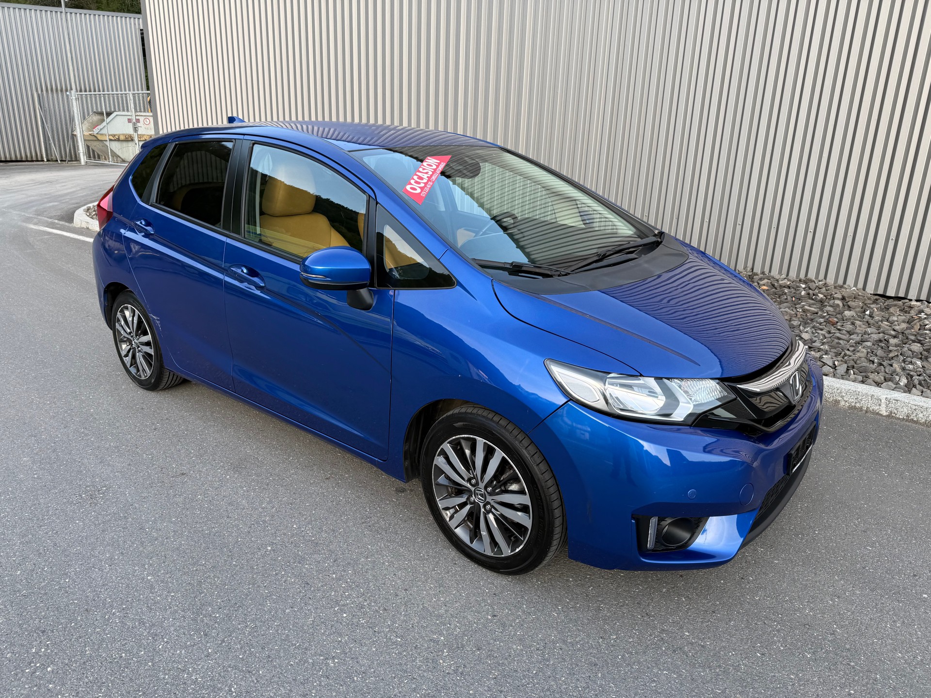 HONDA Jazz 1.3i-VTEC CVT - CUIR BEIGE - CLASSE --image-7