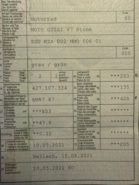 MOTO GUZZI V7 IV 850 Stone 100TH Centenario-image-7