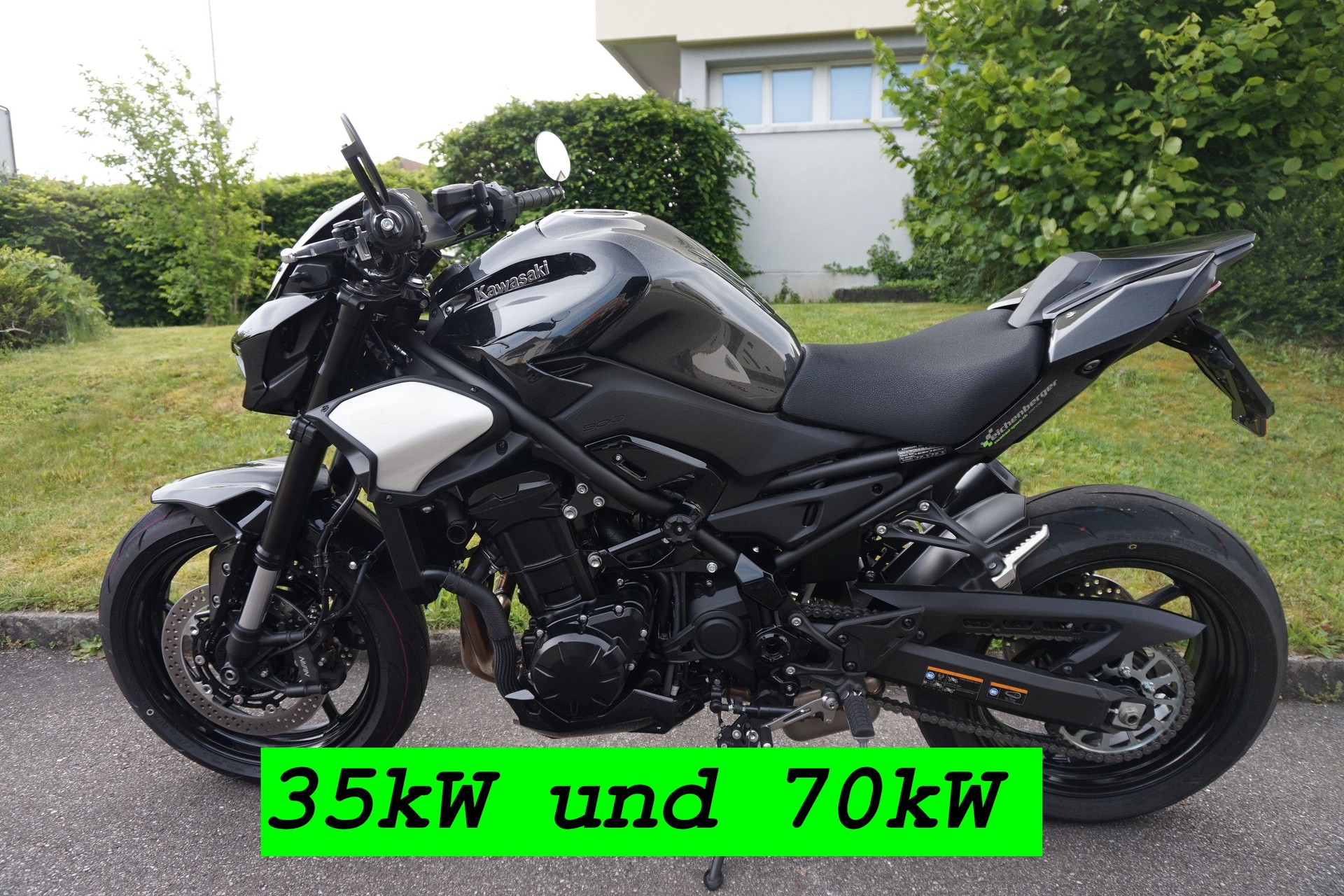 KAWASAKI Z 900 ABS (A2) (35kW) Leovinci LV10 Full Black Edition Auspuff-image-0