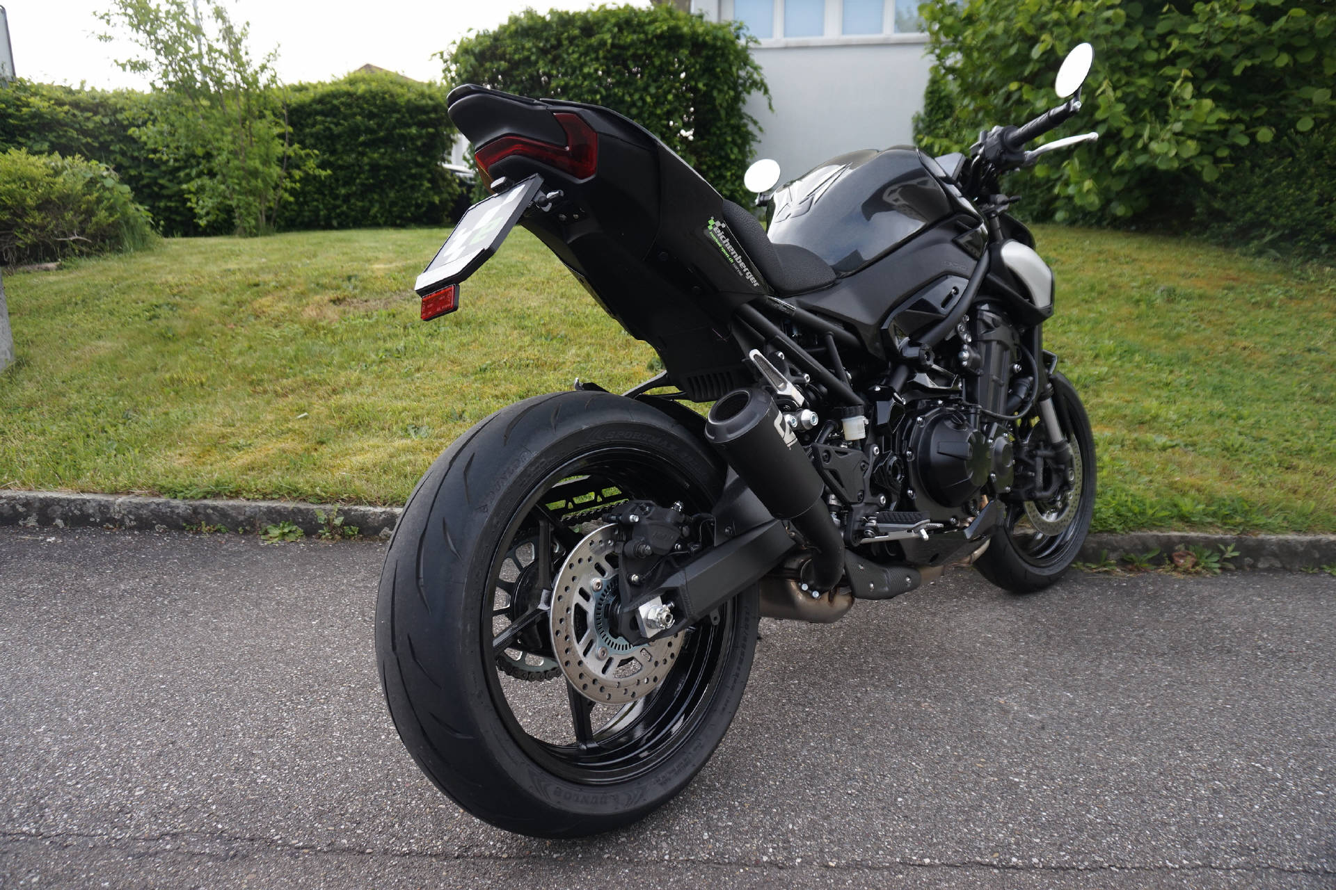 KAWASAKI Z 900 ABS (A2) (35kW) Leovinci LV10 Full Black Edition Auspuff-image-3