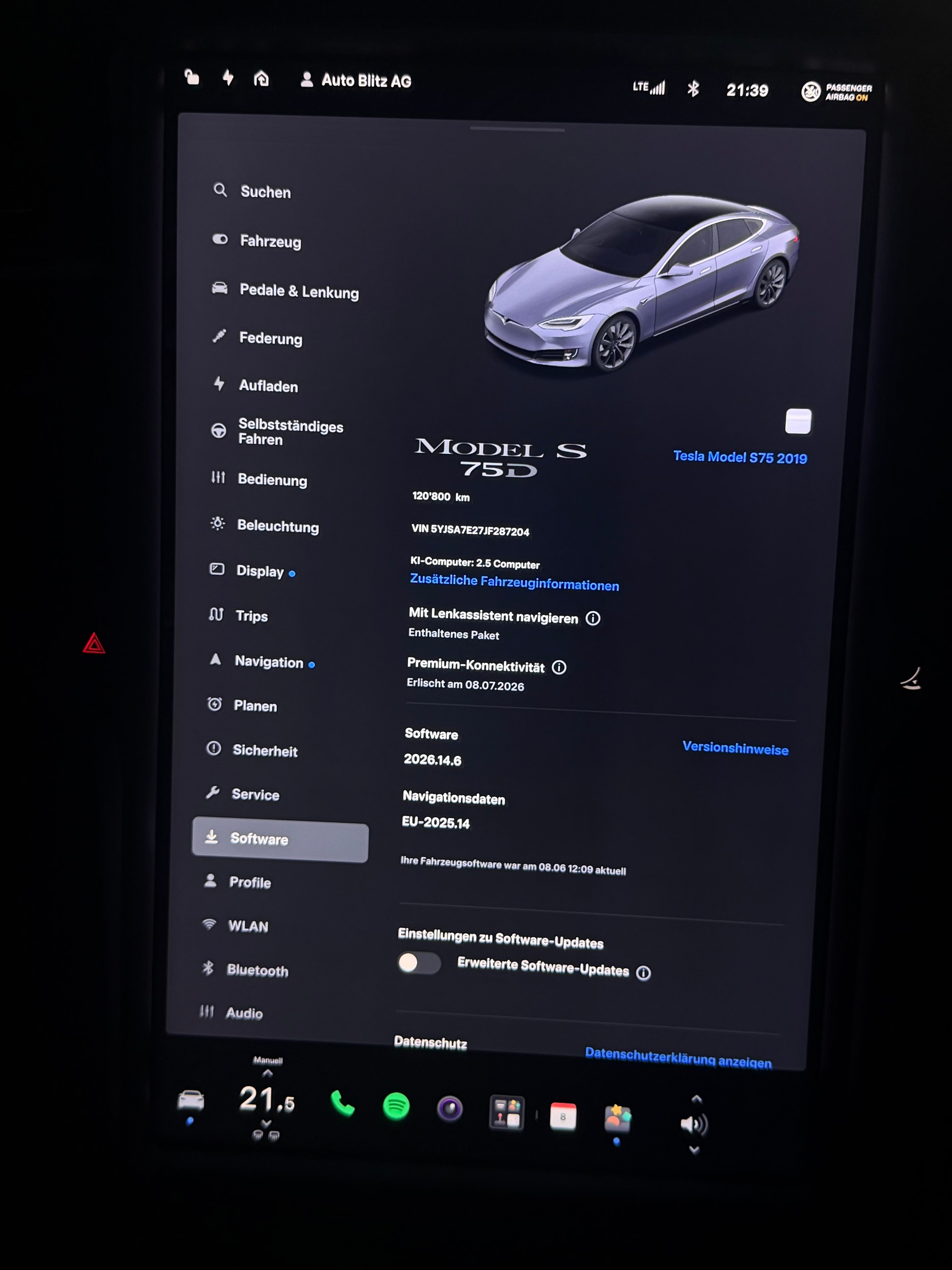 TESLA Model S 75 D 4x4 mit 525 PS-image-14