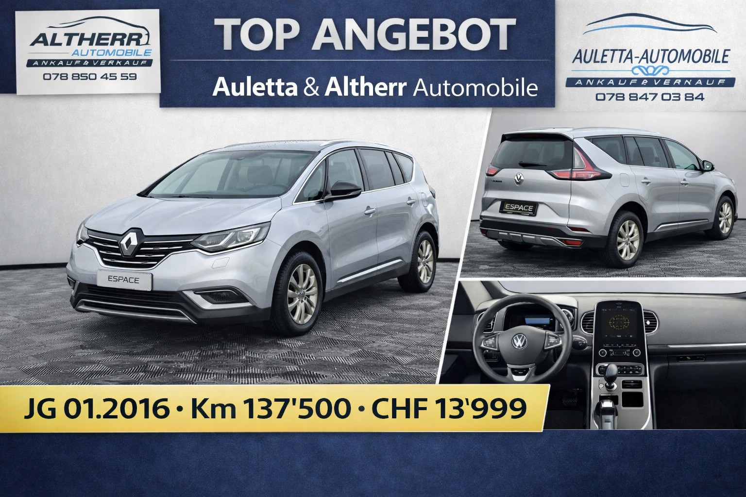 RENAULT Espace 1.6 dCi Intens EDC