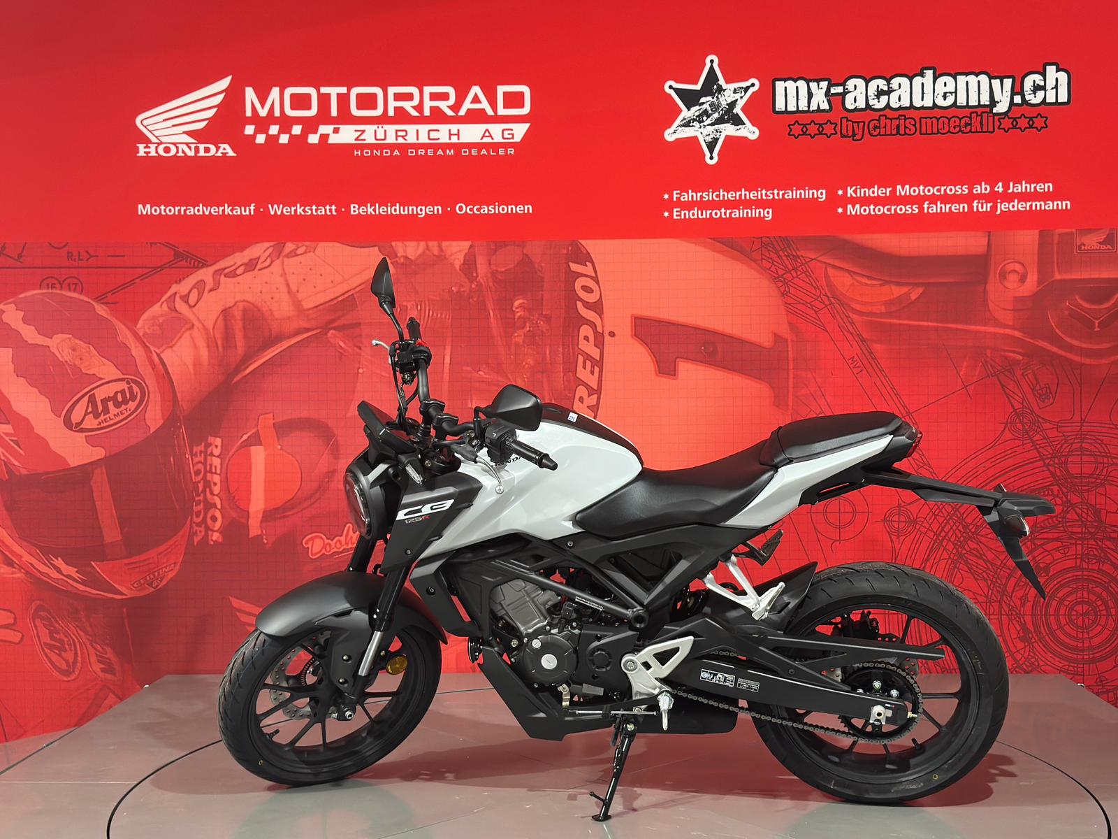 HONDA CB 125 R *Neufahrzeug* *Pearl Cool White*-image-4