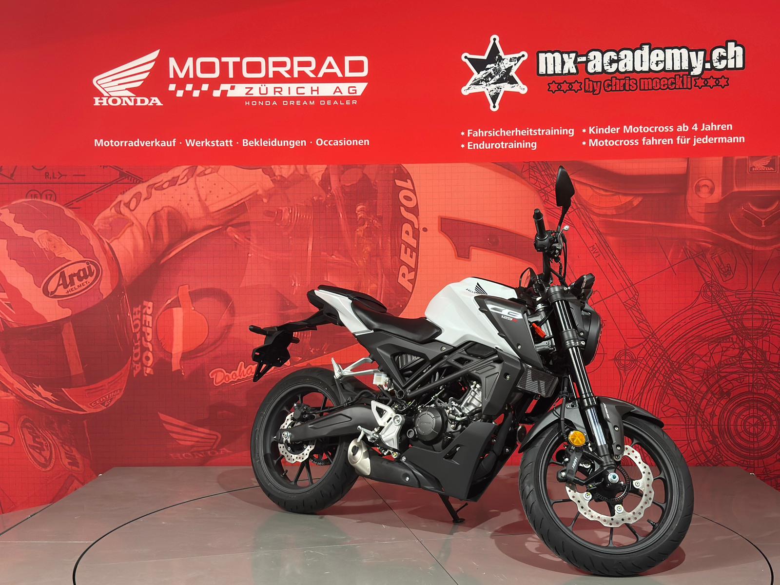 HONDA CB 125 R *Neufahrzeug* *Pearl Cool White*-image-1