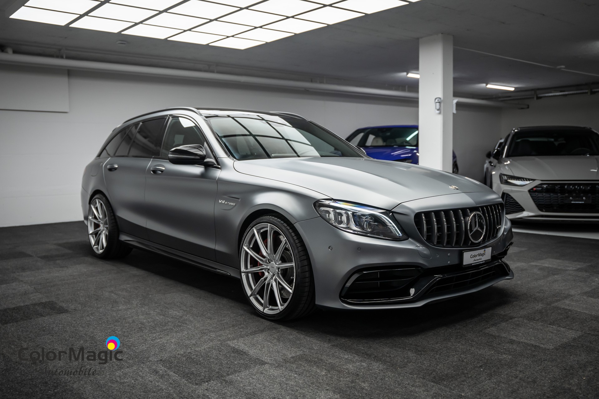 MERCEDES-BENZ * C 63 S AMG T * GRAU MATT * 20 ZOLL SOMMERRAD * 19 ZOLL WINTERRAD * FRISCH AB SERVICE & MFK * LEASING AB 464.- *-image-6
