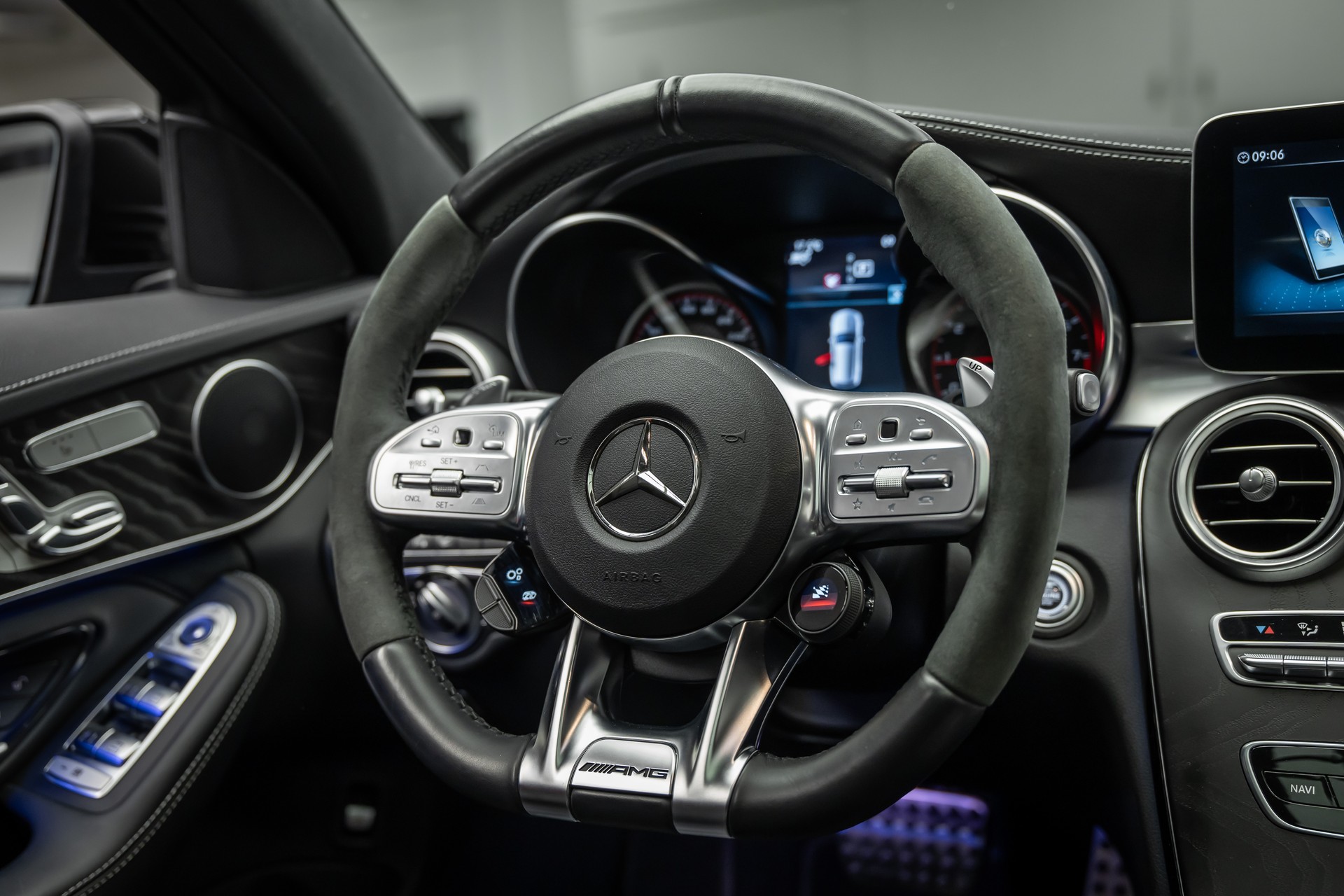 MERCEDES-BENZ * C 63 S AMG T * GRAU MATT * 20 ZOLL SOMMERRAD * 19 ZOLL WINTERRAD * FRISCH AB SERVICE & MFK * LEASING AB 464.- *-image-19